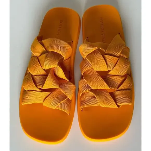 Bottega Veneta Intrecciato Starfish Tangerine Sandals 8 US (41) 651402 NWT $850 Bottega Veneta | Shoes | Bottega Veneta Intrecciato Starfish  main image 4